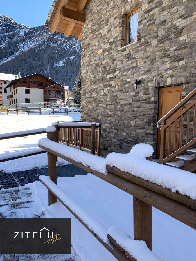 Villa Zitelli Aosta Cogne Esterno foto